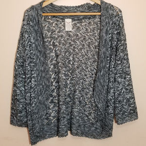 ⭐ Faded Glory Open Front Knit Cardigan 4X